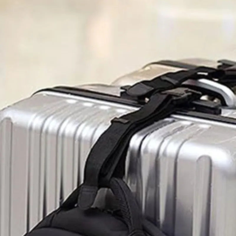 Travel Luggage Strap Suitcase Belts Elastic Telescopic Travel Bag Belt for Suitcase Fixed Belt Travel Buckle Strap Baggage Belt