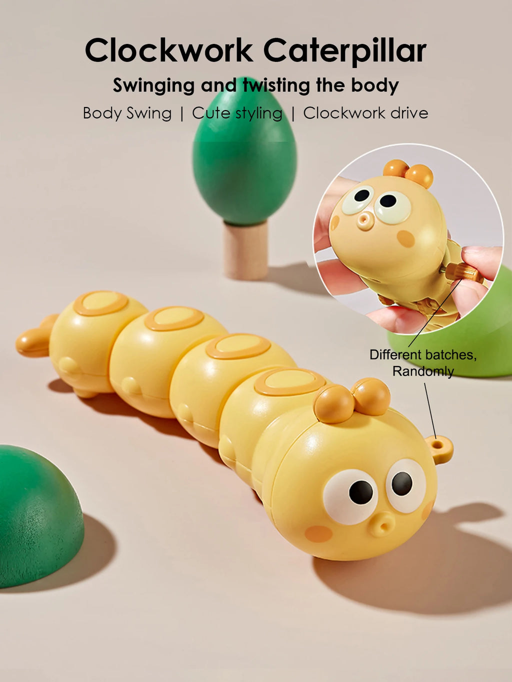 1pcs Cute and Fun Chained Caterpillar Toys for kids Crawling toy,Toy Children's gift,early education toys