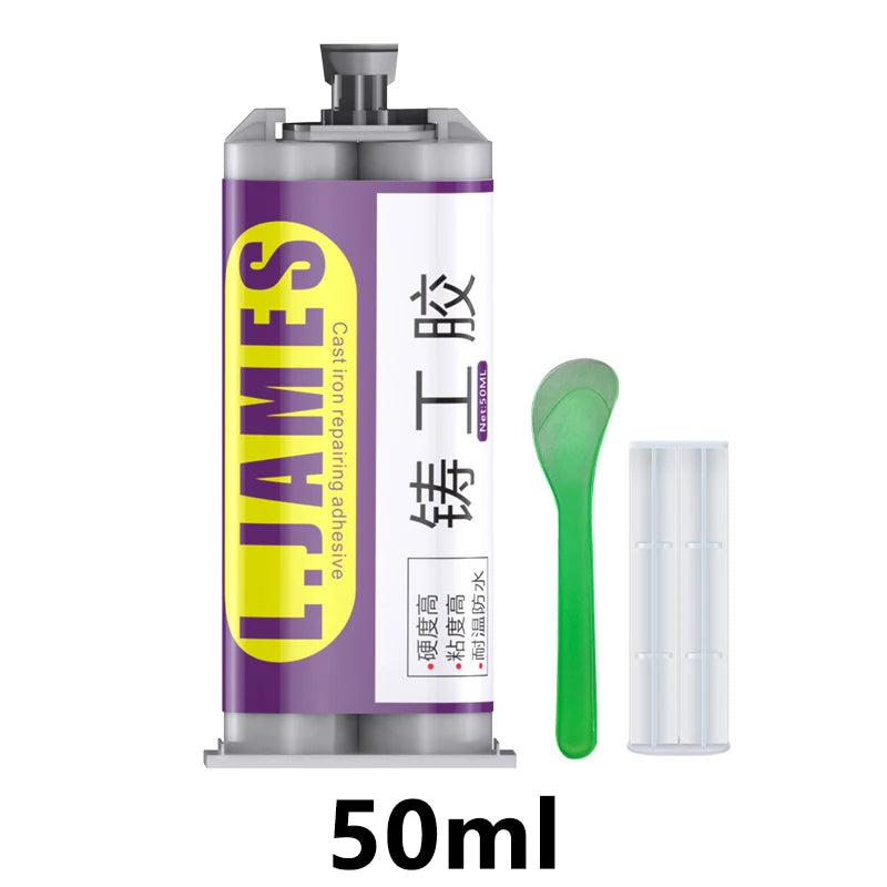 High Strength Magic Metal Repair Glue Welding AB Glue High Temperature Resistant Strong Bonding Durable Adhesive Metal Plastic