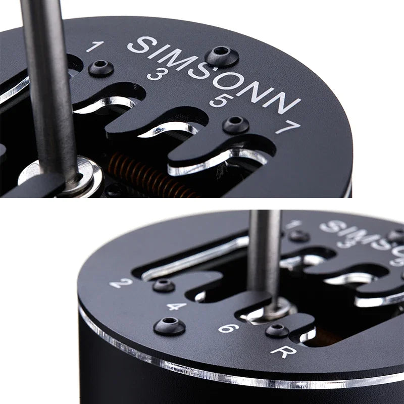 SIMSONN Sim Racing Gear Shifter 7+R Magnetic Induction Driving Simulator Games Manual H Gear For PC Logitech G29 G27 G25 G920
