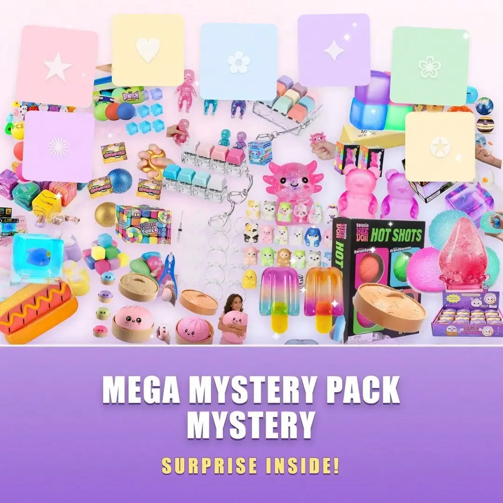 Slow Rebound Squishy Squeeze Fidget Blind Box Toys CuteRelief Sensory Play Toys Kids Birthday Surprise Party Gifts