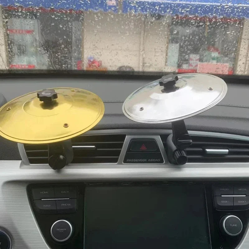 Universal Car Air Vent Musical Car Decor Mini Percussion Cymbals Dashboard Tapping Rhythm Drums Driving Accessory Unique Gift