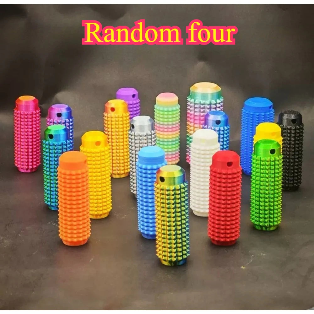 Bestseller Spiky Mini Hand Grip Stress Relief Toy Portable Squeeze Fidget Keychain Helper For Releasing Daily Pressure