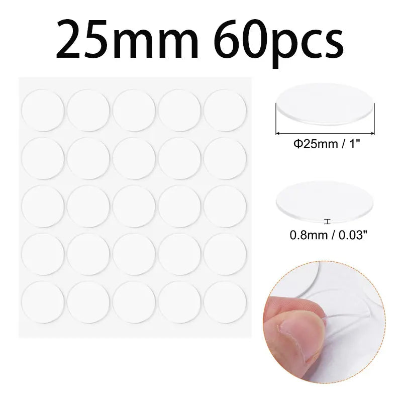 10-30MM Clear Sticky Tack Adhesive Poster Double Sided Sticky Dots Tape No Traces Adhesive Sticke for Festival Decoration