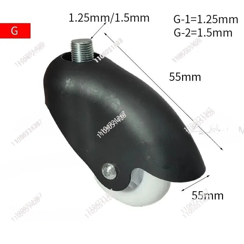 1pcs PU Wheel Assembly for Three-wheel Electric Kart Children Drift Trike Kids Tricycle Trike 360 Electric Smart Drifting Trike