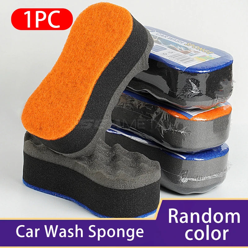 SEAMETAL Three Layers Car Damp Clean Duster Sponge Multi-purpose Cleaning Sponges Car Detailing Tools for Car Wash Accessories