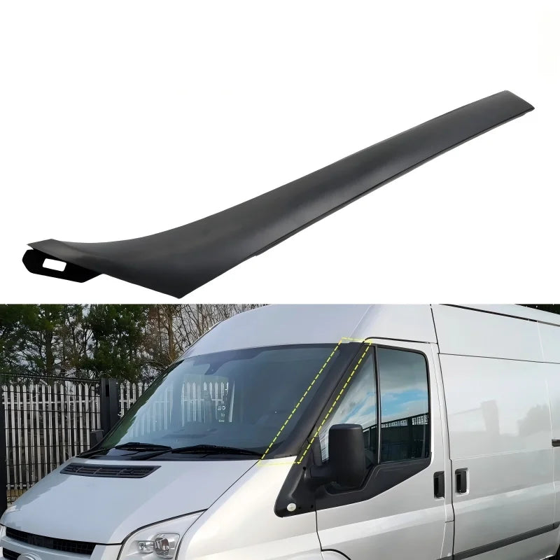 1Pcs RV Windshield Windscreen Moulding Side Trim Pillar For Ford Transit Mk7 2006+ Car Exterior Protection Deflector Accessories