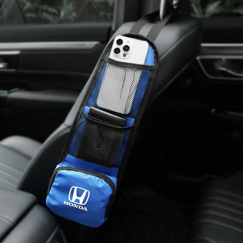 Car Seat Organizer Seat Side Storage Bag Drink Holder For Honda Civic CRV Fit gp5 Jazz Veze Odyssey XR-V adv 350 Car Accessories