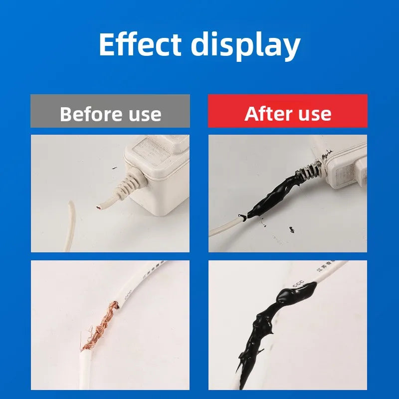 Waterproof Liquid Electrical Tape Rubber Insulating Cable Wire Coat Glue Insulation Adhesives Sealer Home Fix Line Glue