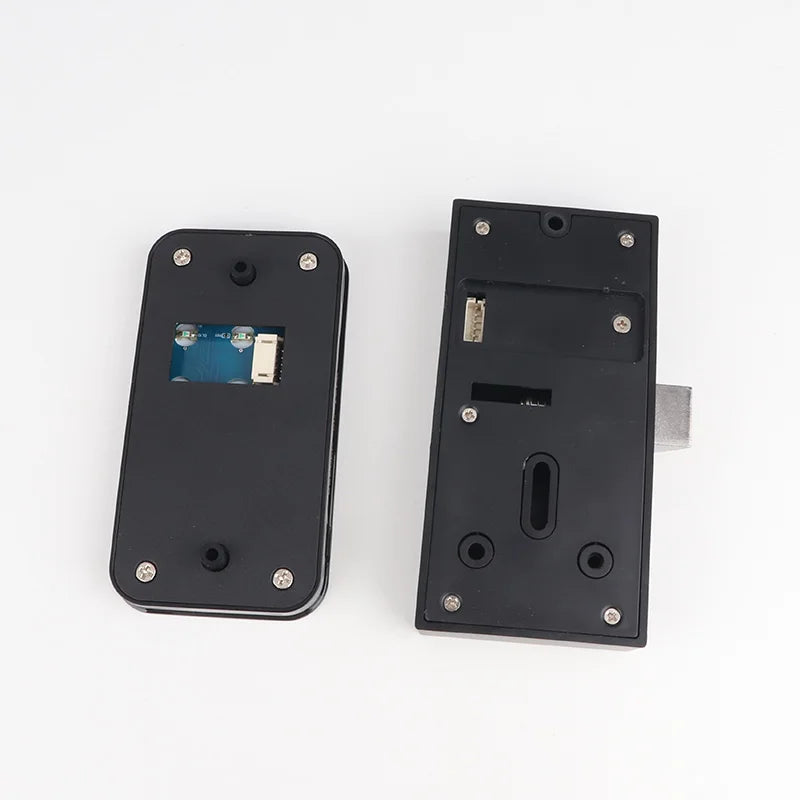 Black Keyless Plastic Shell Drawer Lock Touch Keypad Digital Password Cabinet Furniture Locks