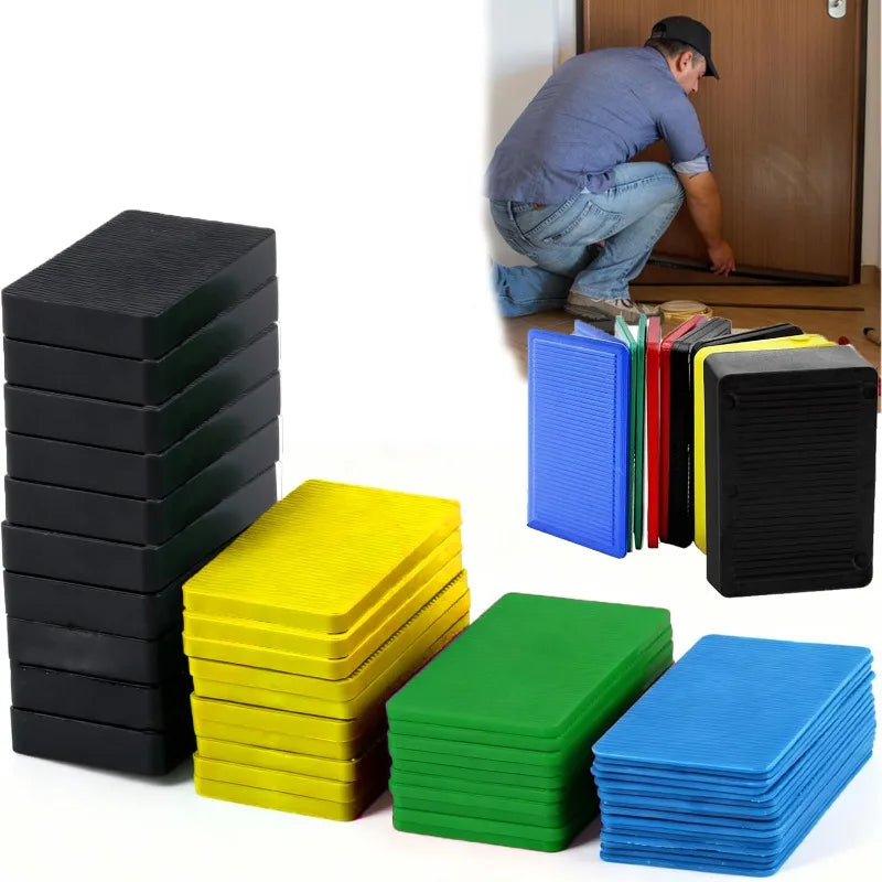 80 Pcs Plastic Tile Spacers,PP Material 4 Sizes Cross Spacers for Wall and Floor Tile Installation - Leveling Spacers Wedges Kit