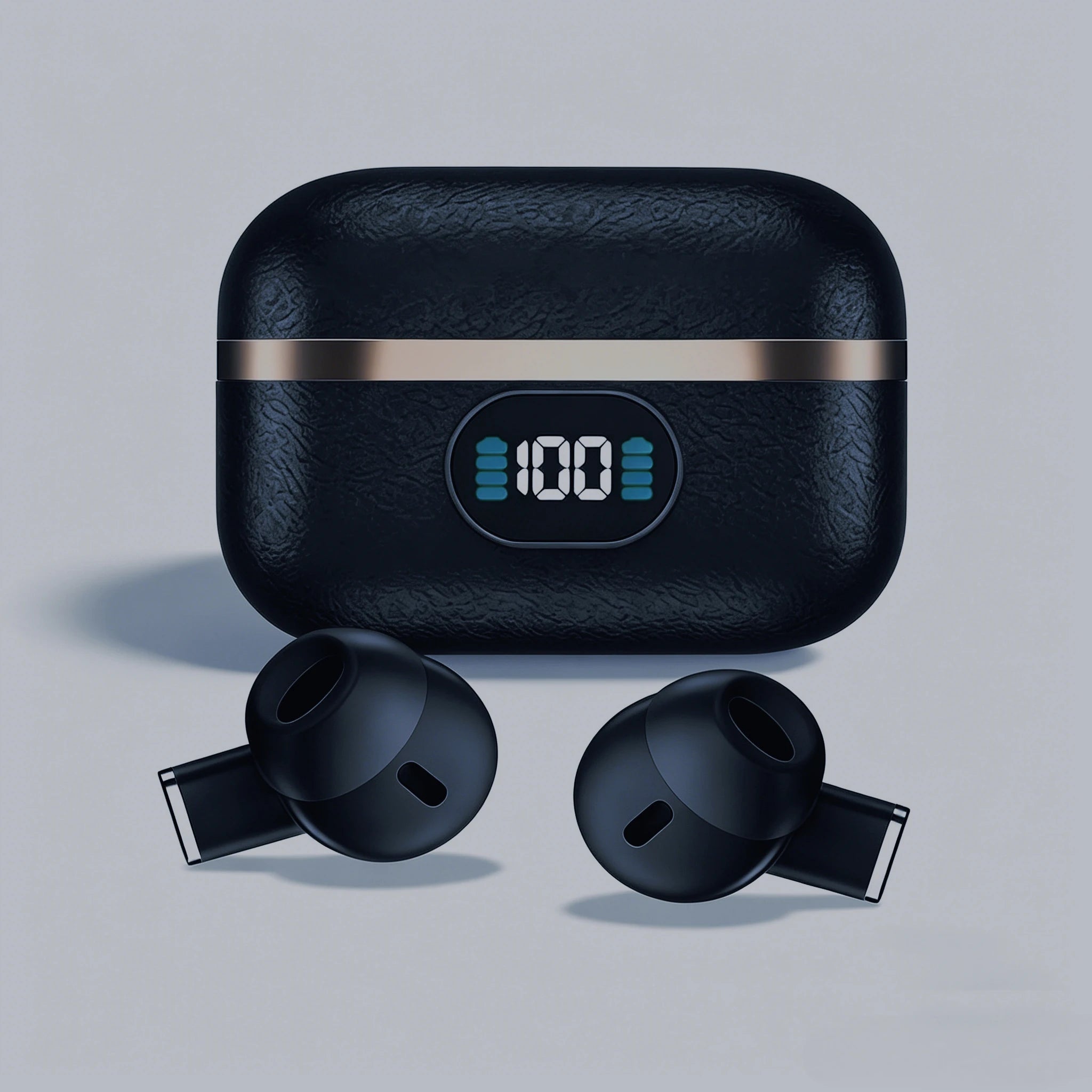 Wireless Earbuds Bluetooth Bone Conduction Earphones Ear Clip Design Touch Control Led Sports Headsets With Mic Headphones