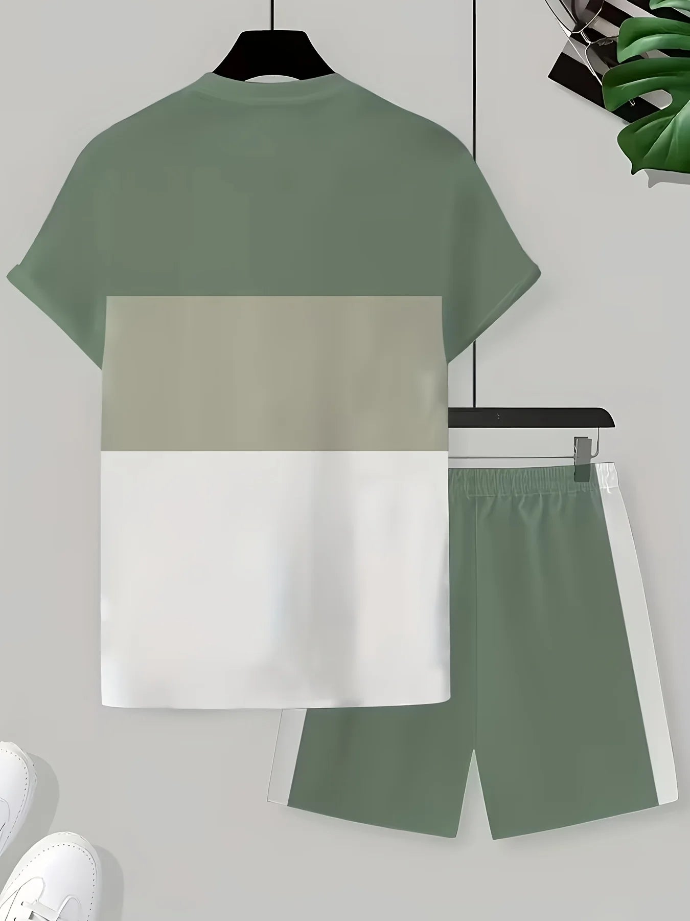 2026 Summer New Men's Short-Sleeved Set with 3D Letter Pattern Print for Street Casual Fashion Comfortable and Soft