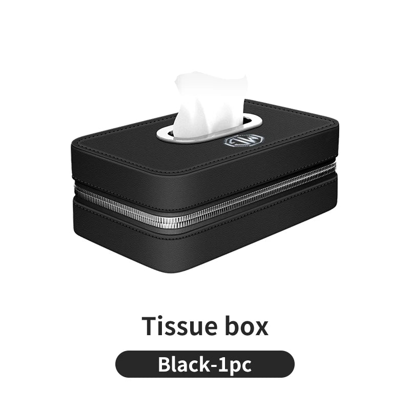 Car Seatback Tissue Box Paper Towel Bag Napkin Storage Case Accessories For Morris Garages MG 6 3 5 7 TF ZR ZS HS GS GT Hector R