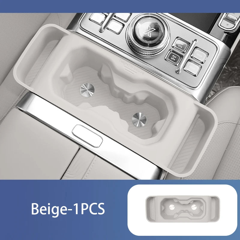 For Jetour G700 2025+ Center Console Gear Shifter Cup Holder Silicone Anti-slip Cup Mat Storage Box Interior Car Accessories