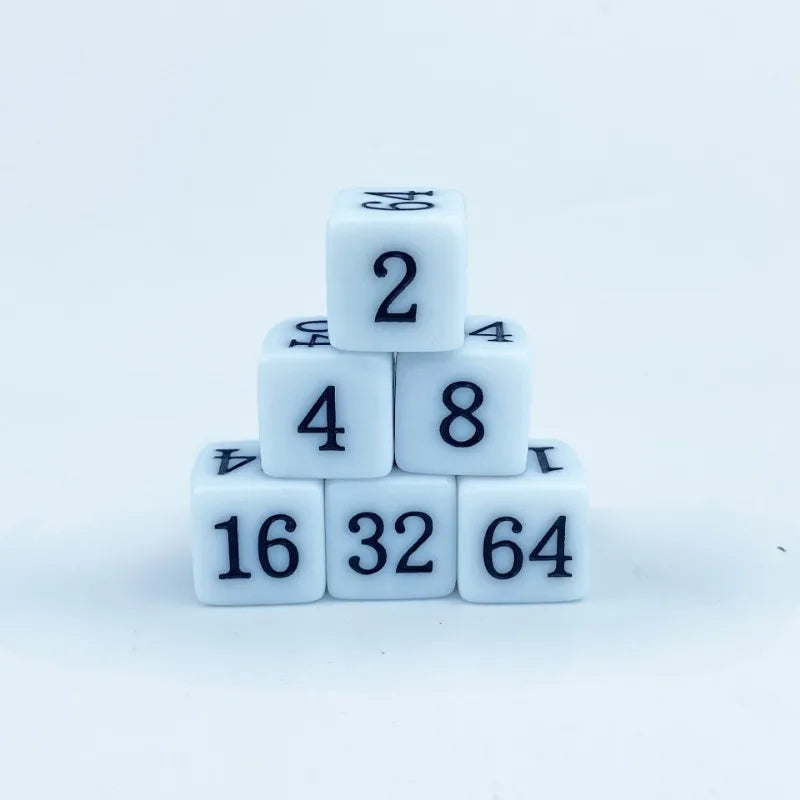 10Pcs/set 16mm Acrylic Square Angle Backgammon Multiple Cross-border Dice Creative Regular Game Dice