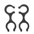 2Pcs Outdoor Hiking Poles Buckle Cane Clip Accessories Plastic Walking Stick Double Poles Connection Buckle