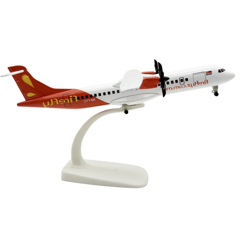1Pc 20cm ATR Plane Airplane Model Aircraft Diecast Metal  Alloy Collection Gift Children Toy Home Decor