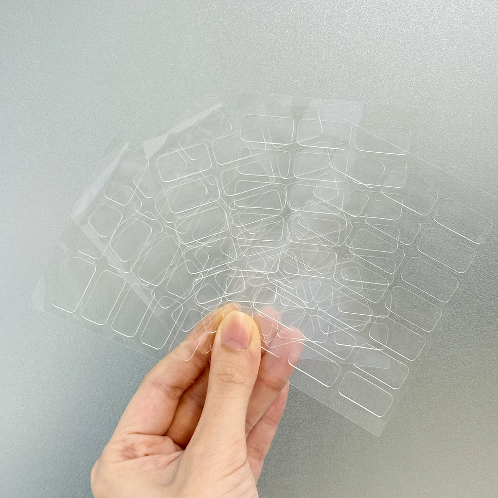 Clear Double Sided Adhesive Glue Dots 105/160PCS Removable Sticky Tack for Balloons Crafts Wall Hanging Party Decorations