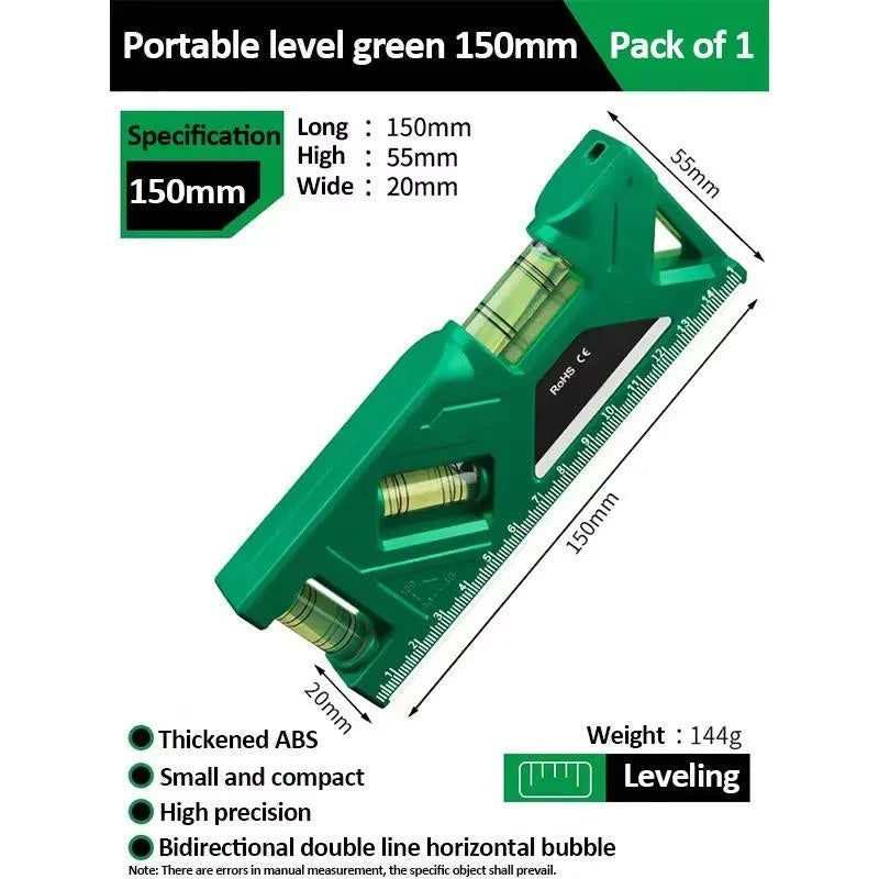New 7Inch Triangle Ruler Measurement Tool Aluminium Alloy Carpenter Tools Inch Metric Angle Ruler Speed Square Woodworking Tools