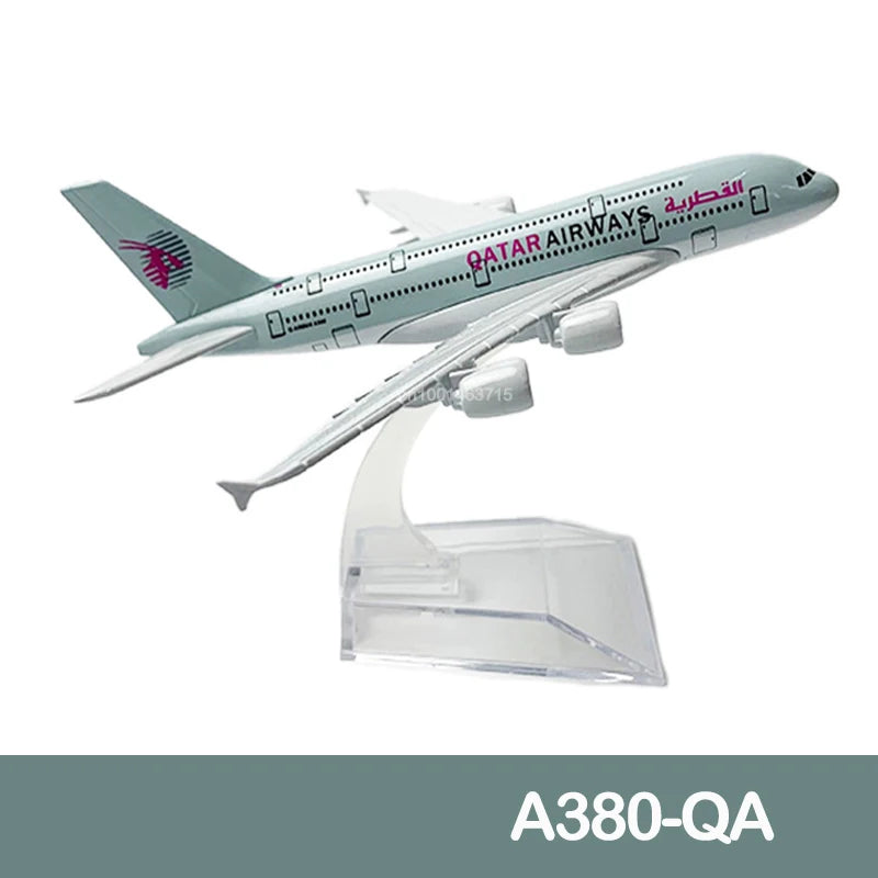 15CM Diecast Alloy A320 330 340 350 380 6Inch Airplane Model