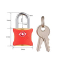 TSA Custom Lock Luggage Lock Travel Bag Lock Security Tool Cabinet Locker Padlock With Key Travel Mini Portable Anti-Theft Lock