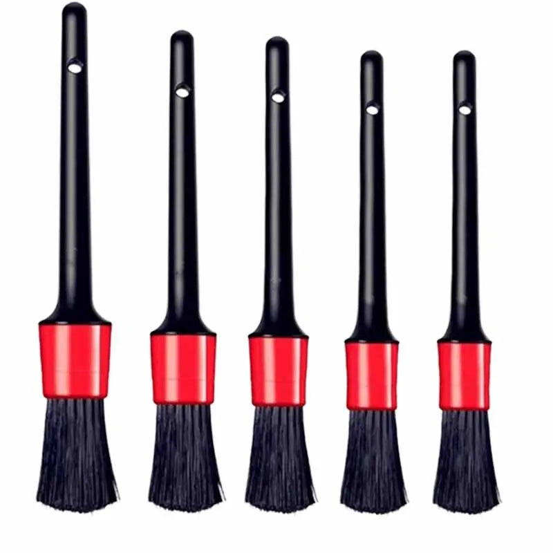 Plastic Car Cleaning Brush Set Automotive Detail Brushes For Car Interior Detailing Brush Kit Wheel Rims Clean Wash Accessories