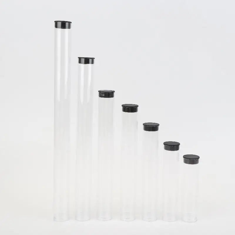 5 Pcs Clear Travel Toothbrush Case Storage Tubes With Lids Portable Toothbrush Holder For Travel/Camping/School/Home