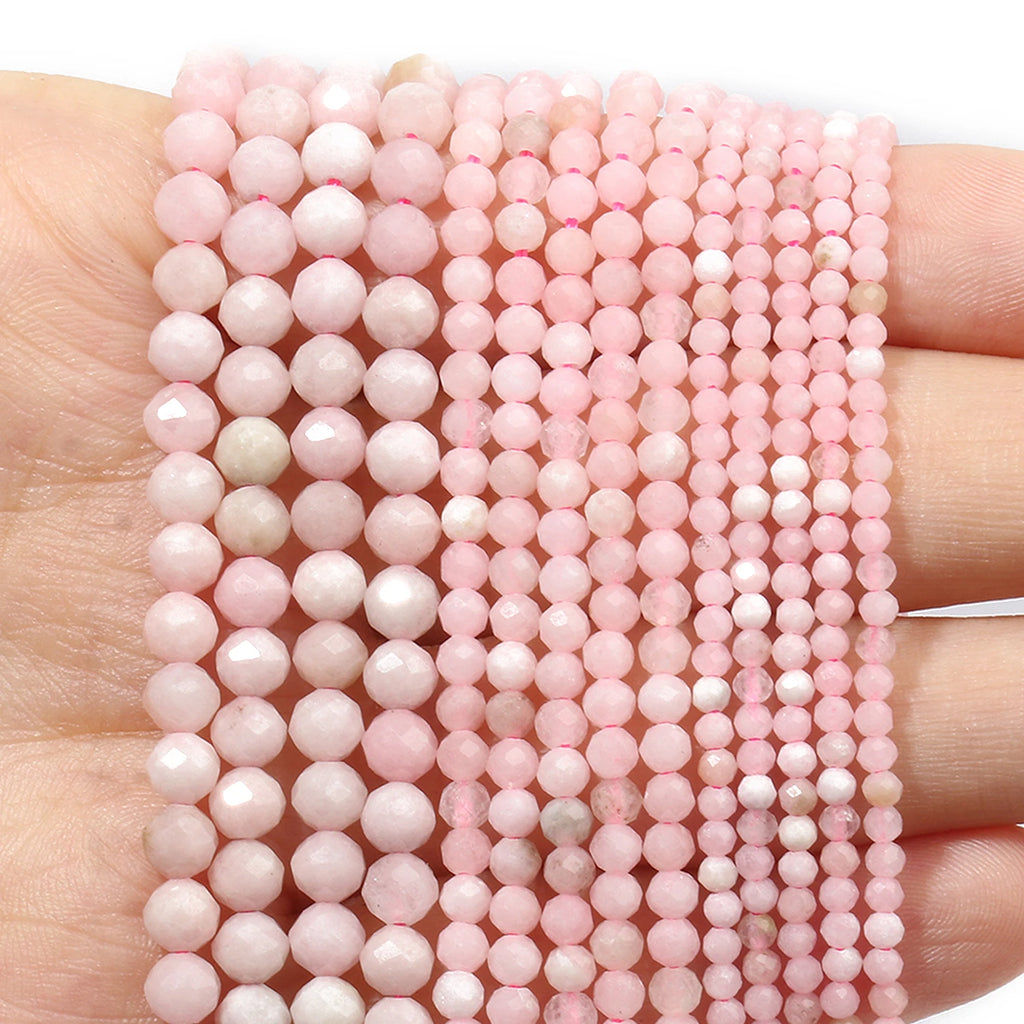 Natural Red Jasper 2mm 3mm 4mm Faceted Round Loose Spacer Beads Diy Bracelet Necklace Jewelry Making Handmade Crafts Accessories