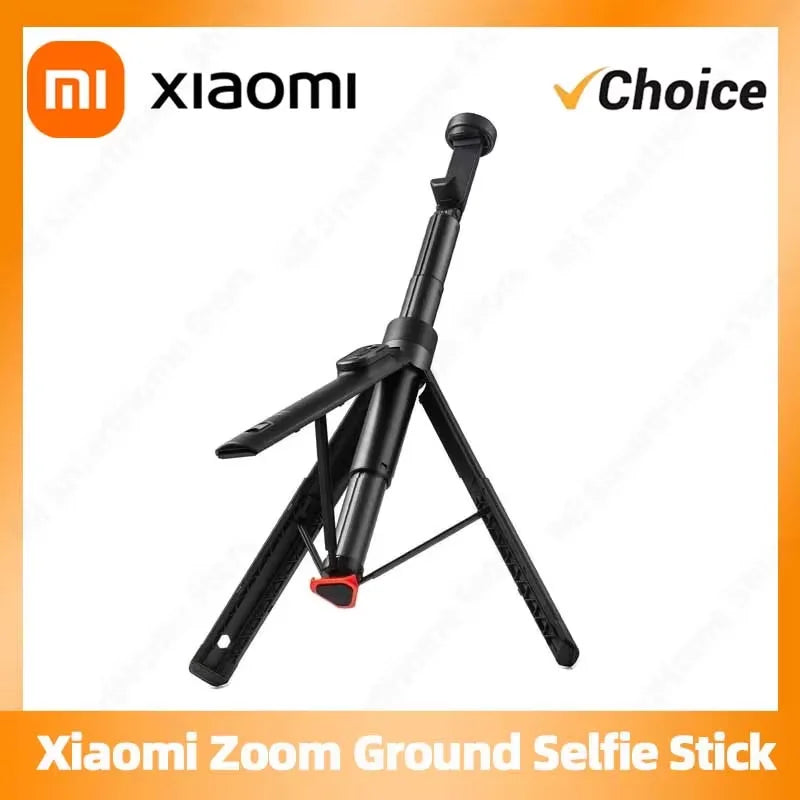 Xiaomi Zoom Floor Standing Selfie Stick Tripod 1.6m One Key Expand Stable Base Wireless Remote Shutter for Vlogging Selfies