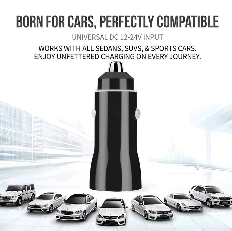 Fast Charging Auto Car Adapter 38W Dual Ports PD20W And QC3.0 Cigarette Lighter Plug With Ambient Light Ring For Mobile Phones
