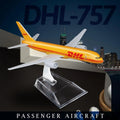 1/400 Scale Model Plane B757 DHL Airlines Alloy Aircraft 16cm 757 Aircraft Model Toys Children's Collection Gifts Decoration