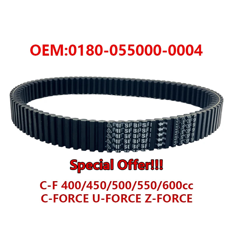 Drive Belt For CFMoto 0180055000 X5 X6 Z6-EX 520L CFORCE CF450 500 550 600 0180-055000-0001 0180-055000-0004 Kevlar 35.9x939