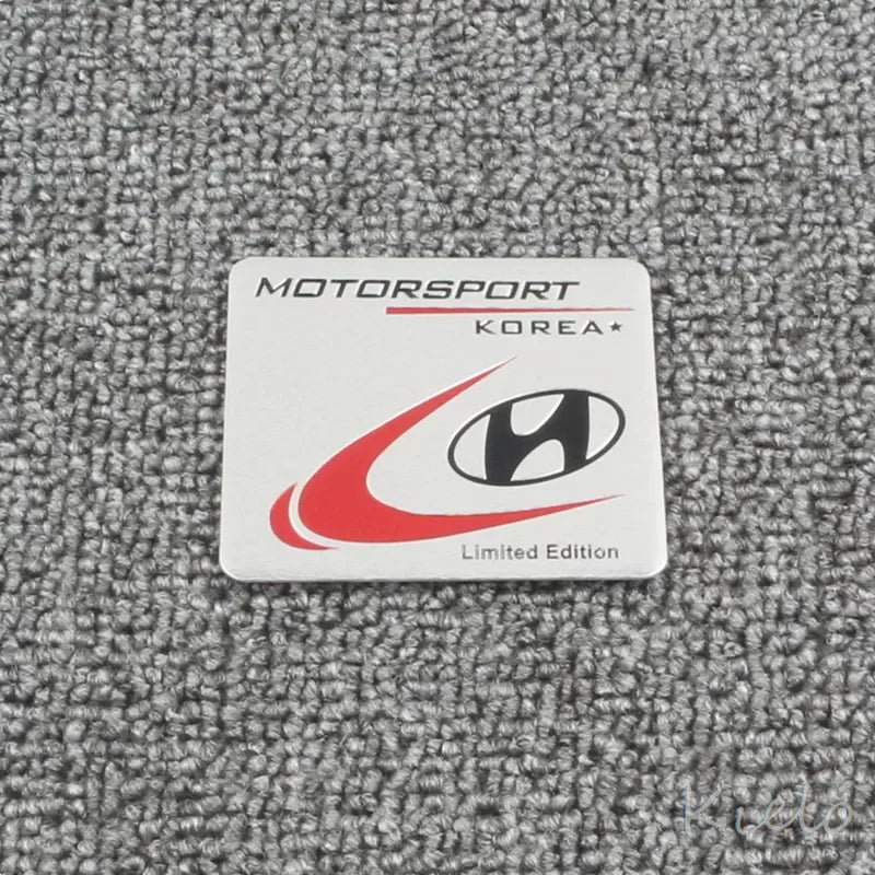 3D Aluminum Car Styling Stickers Body Trunk Decoration For Hyundai HB20 KONA i20 i10 IONIQ Elantra Palisade Sonata Grandeur