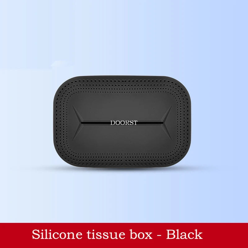 For Mercedes Benz A C E GLC S Class W177 W206 W214 X254 W223 Silicone Anti Slip Tissue Box Interior Modification Accessories