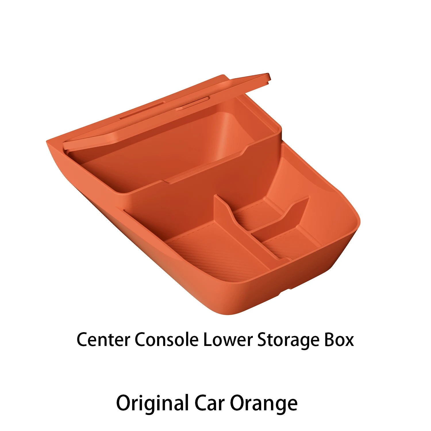 For ZEEKR 7X 2026 The storage box below the center console Double-layer silicone storage box Car interior accessories
