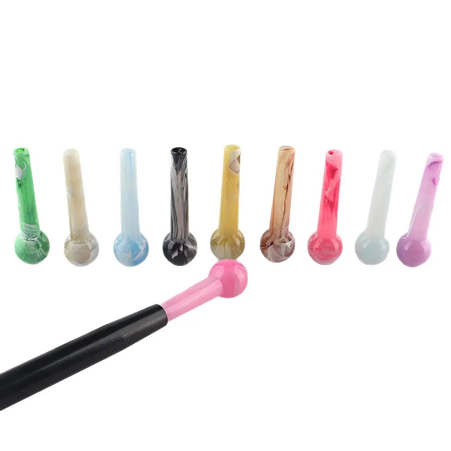 10pcs Arabic Hookah Mouthpieces Small Mini Shesha Accessories Mouth Tips Newest Portable Hookah Resin Narguiles Chicha Mouthtips