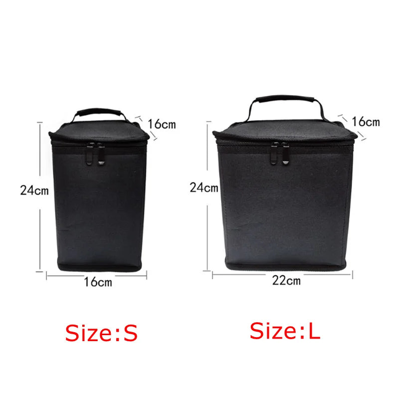 Camping Gas Tanks Storage Bag Portable Fuel Cylinder Protective Case Camp Light Carrying Bag Anti-Collision for Outdoor Cooking