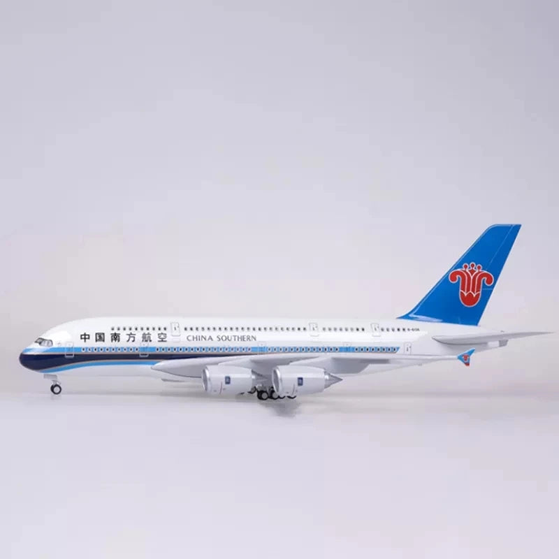1/160 Scale Plane 46cm A380 China Southern Airways Collectible Miniatures Airplane Diecast Resin Aircraft Models Souvenir Home