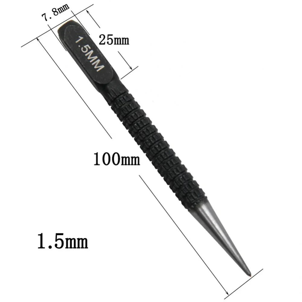 Accurate Center Punch Marking Strong Non-Slip Positioning 1.5/2/3mm Adjustable Alloy Steel Drilling Hand Tools