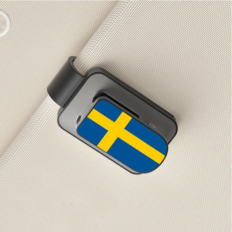 For Volvo Car Sunglasses Holder Sunshade Storage Clip Eyeglass Frame Customized In-Car Sunglasses Clip Card Clip