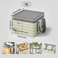 Folding Camping Box Large Capacity Portable Thermal Lunch Bag Cooler Ice Bucket Leak-Proof Caught Fish Container for Fishing