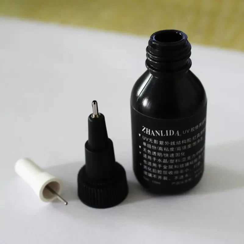 10ml 50ml 250ml 1000ml 312 UV Glue Curing Adhesive for Plastic Glass Metal TPU Crystal  Jewelry Crafts