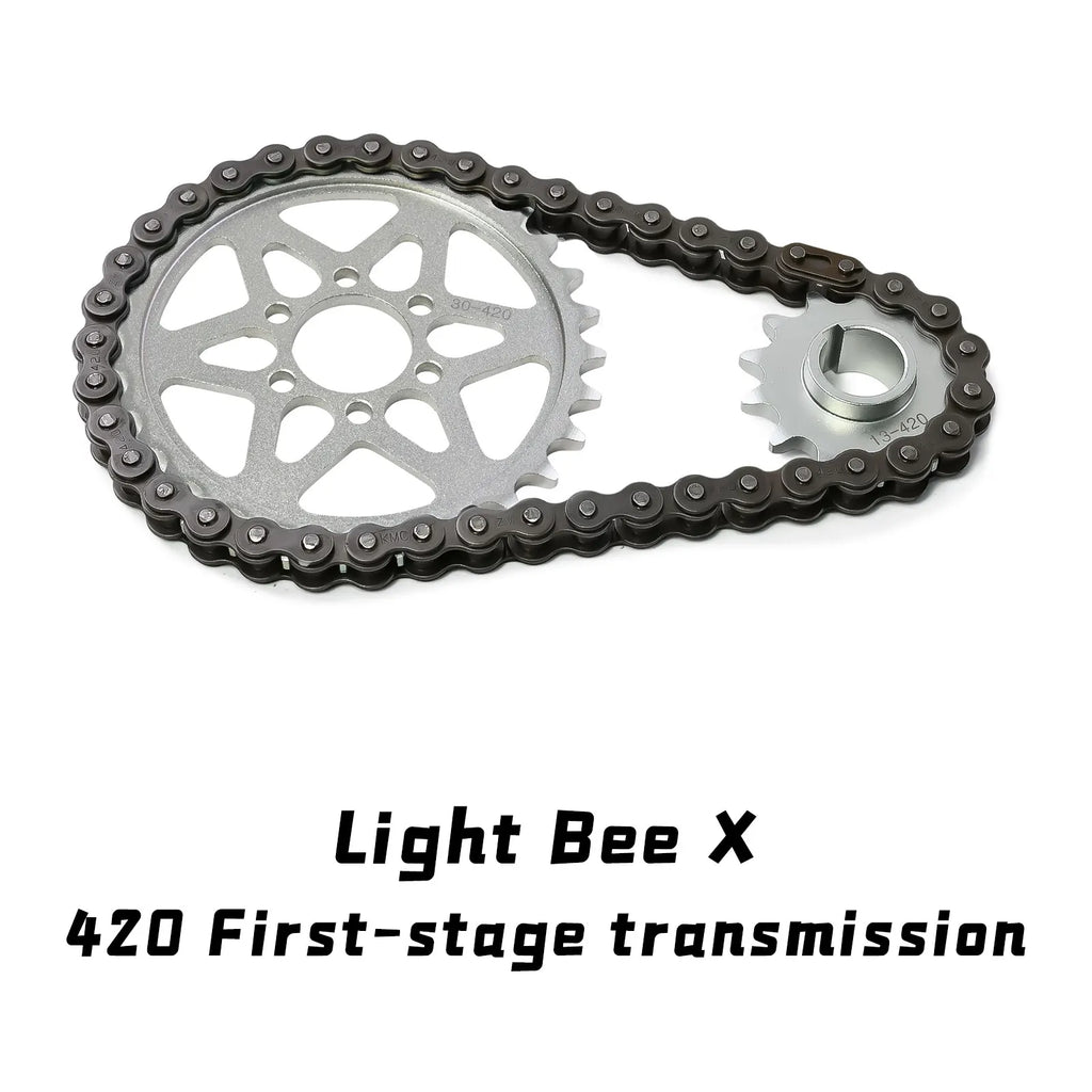 For SURRON Light Bee X Segway X260 X160 First-level Transmission Chain Gear Set Motorcycles E-bikes Primary Drive Sprocket Set