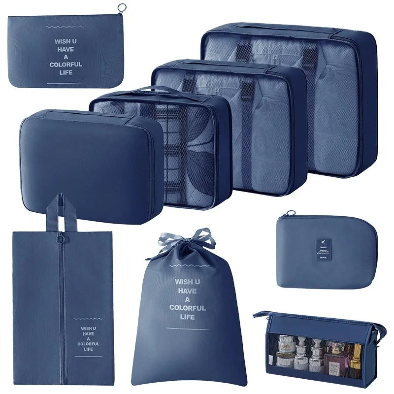 Travel Set Storage Bags Packing Cubes Student Dormitories Clothing Sorting Bags Clothes Digital Toiletries Shoes Organizer bag