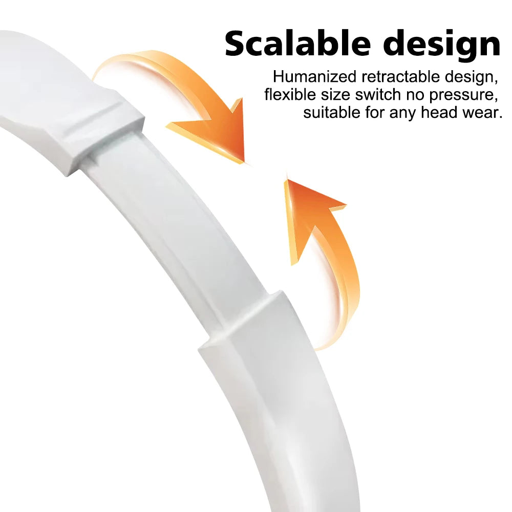 3.5mm/Type-C Wired Headphones Noise Cancelling Business Over Ear Headset Flexible Adjustable Stereo Earphones for PC MP3 Mobile