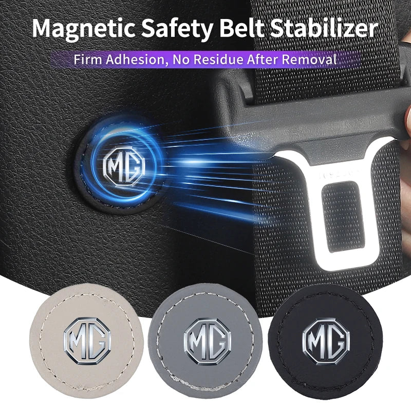 Magnetic Car Seat Belt Limiter Stopper Stabilizer Accessories For Morris Garages MG HS 2025 6 3 5 7 TF ZR ZS HS GS GT Hector RX5