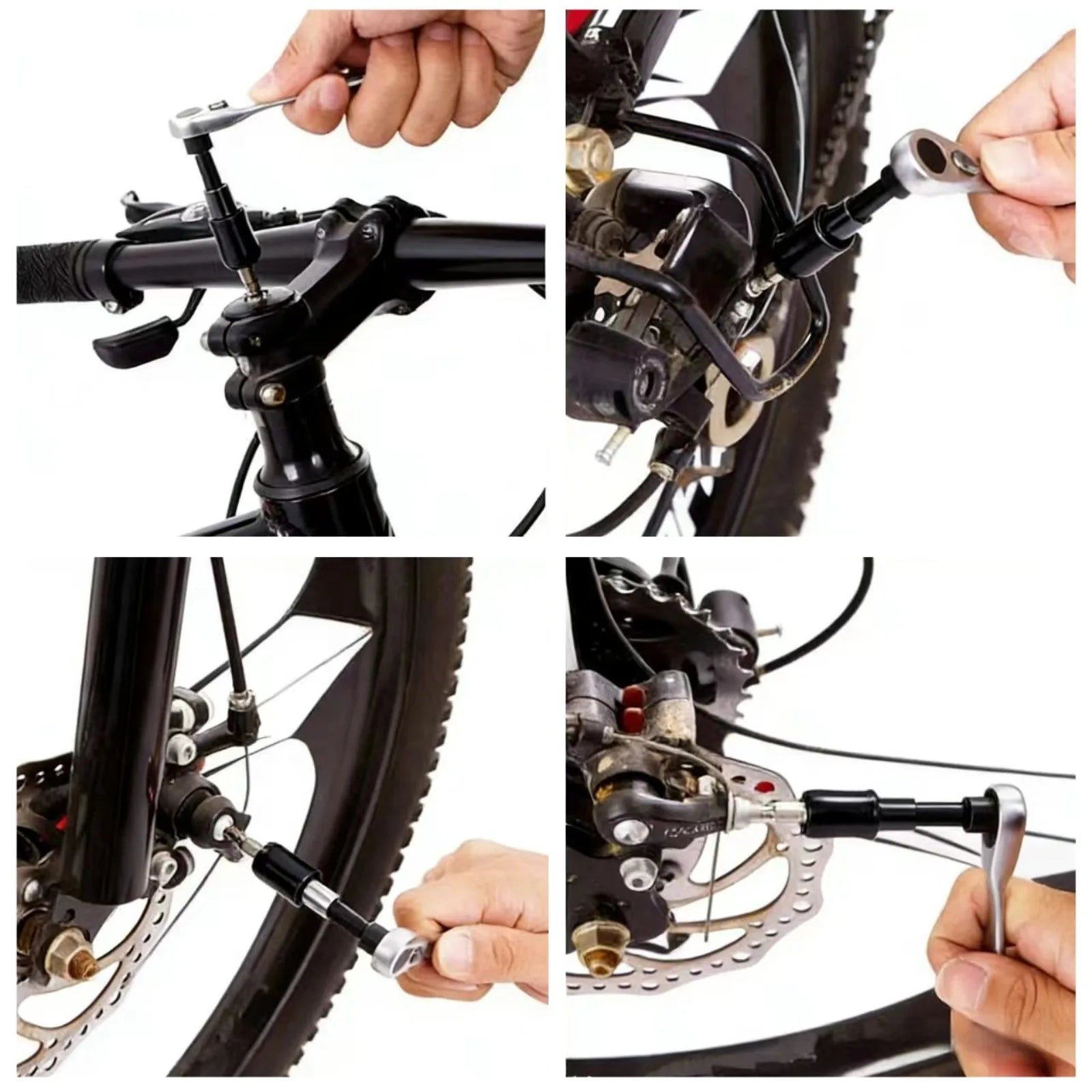 22IN1 Bike Allen Key Spanner Single-Ended Torque Ratchet Wrench Set Match 1/4 Inch Screwdriver Set For Bicycle Hand Repair Tools