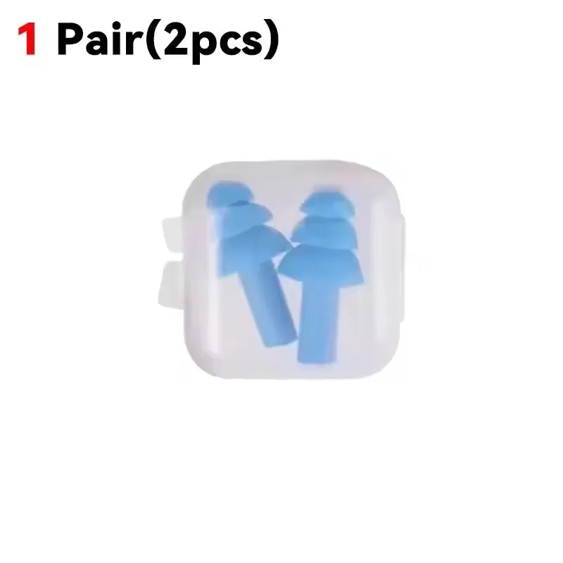1-20Pairs Soft Reusable Silicone Ear Plugs for Swimming Sleeping Concerts Individually Wrapped Waterproof Ear Protection Earplug