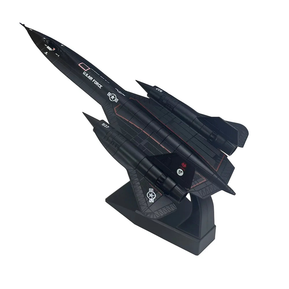 1:144 Scale US Lockheed SR71 SR-71 Blackbird 17972 Plane Metal Model Airplane Aircraft Ornament Gift